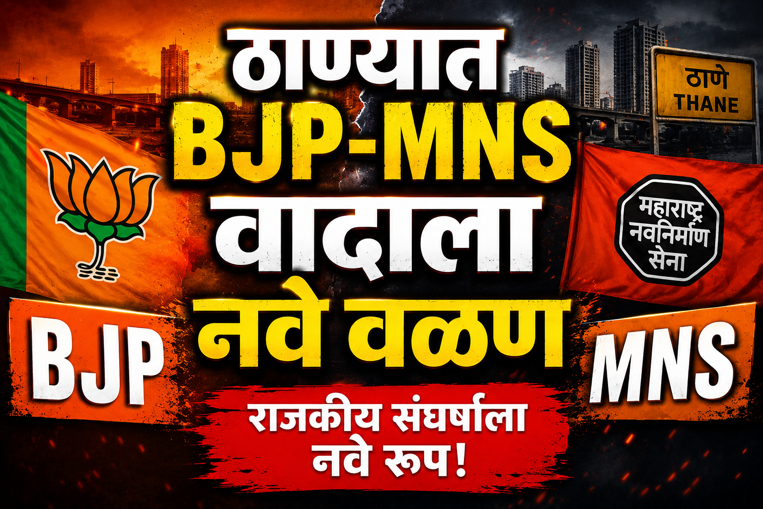 ठाण्यात BJP-MNS वादाला नवे वळण; अंबरनाथमध्ये दोन BJP नगरसेवकांसह सात जणांवर गुन्हा