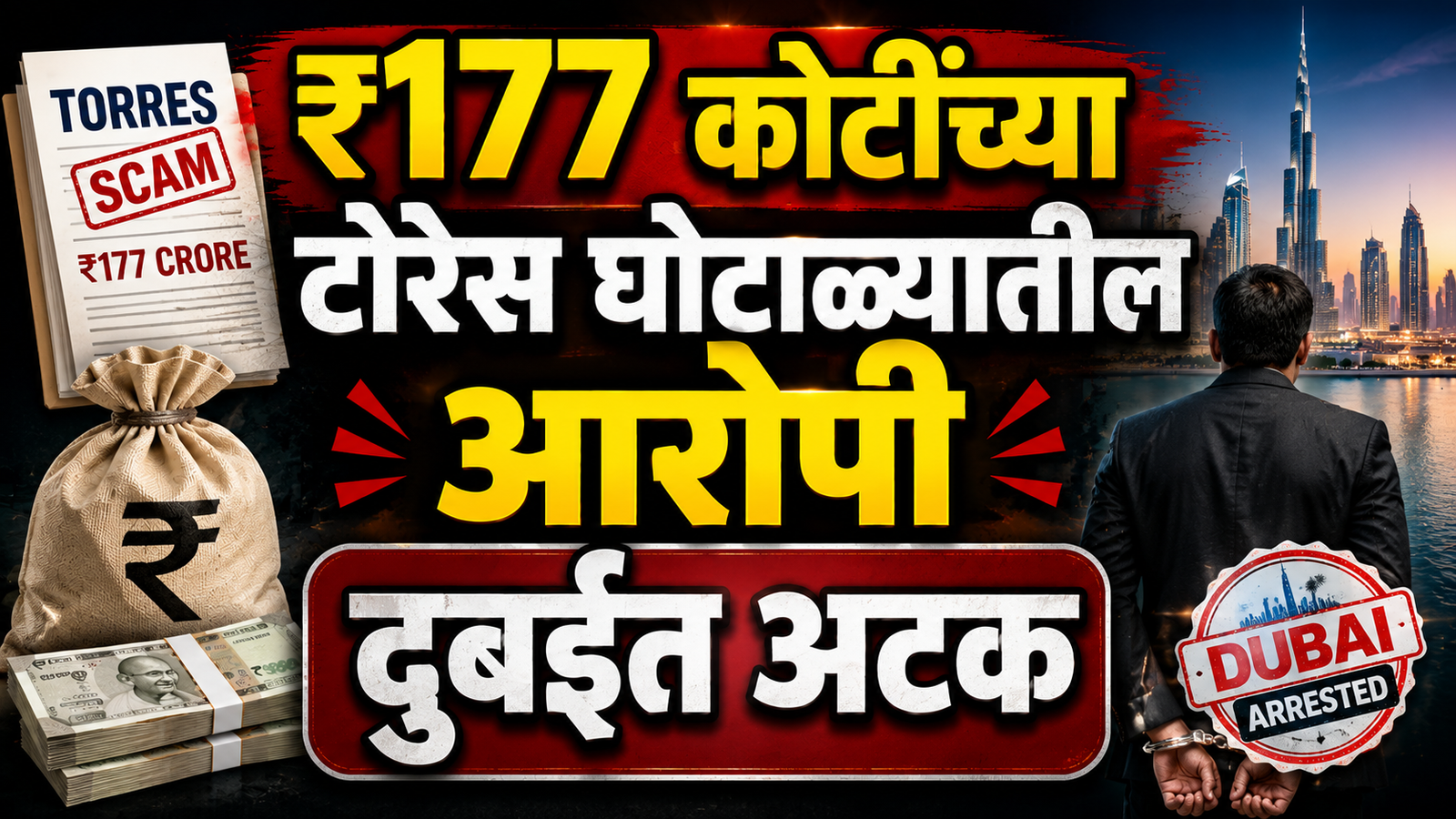 ₹177 कोटींच्या टोरेस घोटाळ्यातील आरोपी दुबईत अटक; ईडीकडून मुंबई न्यायालयात माहिती